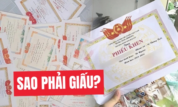 Lại tranh cãi chuyện khoe giấy khen, 1 phụ huynh phản bác: 'Con mình học hành chăm chỉ cả năm, sai gì mà phải giấu?'