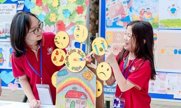 5.500 sáng kiến vì sức khỏe tâm lý: Khi học sinh Vinschool làm chủ hành trình hạnh phúc học đường