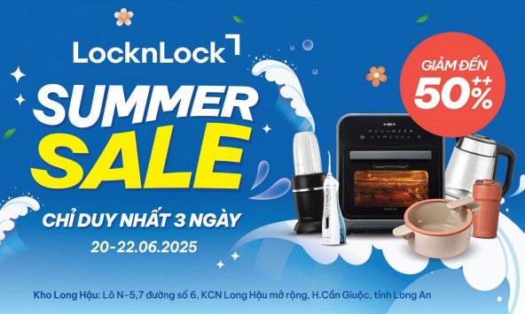 Chào hè sôi động cùng LocknLock Brand Day – Mua sắm thả ga, nhận quà cực xịn với ưu đãi lên đến 50%++