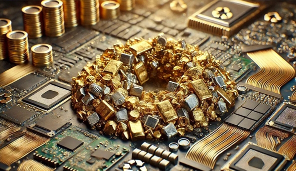  Công nghệ xanh chiết xuất vàng từ rác thải điện tử