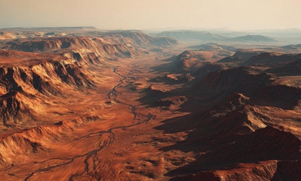 Hóa thạch mạng lưới sông cổ hé lộ sao Hỏa có thể từng “ngập” trong nước 