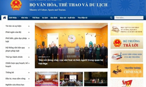 Phát huy hiệu quả công tác truyền thông chính sách trên Cổng Thông tin điện tử Bộ Văn hóa, Thể thao và Du lịch