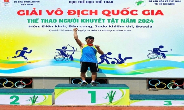 Vận động viên khuyết tật Đặng Anh Tú: Khuyết tật chỉ là sự bất tiện