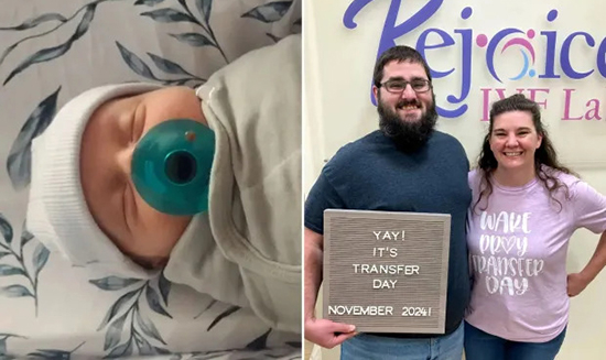 Kỳ tích IVF: Bé trai chào đời từ phôi đông lạnh 30 năm