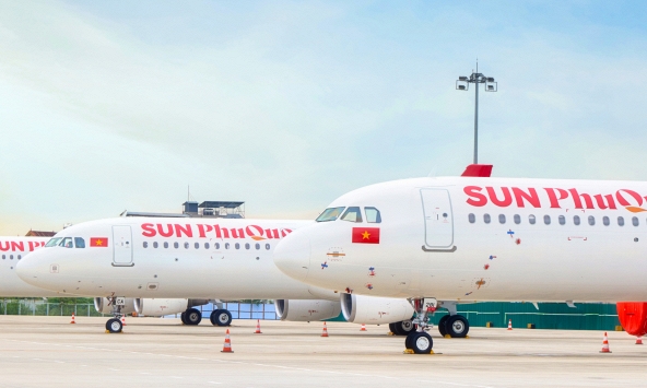 Ngắm dàn 3 tàu bay Airbus A321 hiện đại của Sun PhuQuoc Airways: sẵn sàng cất cánh vào tháng 11