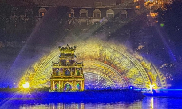 Hà Nội: Trình diễn nghệ thuật ánh sáng 3D Mapping tại Hồ Gươm đêm 29-30/8 nhân kỷ niệm 80 năm Quốc khánh