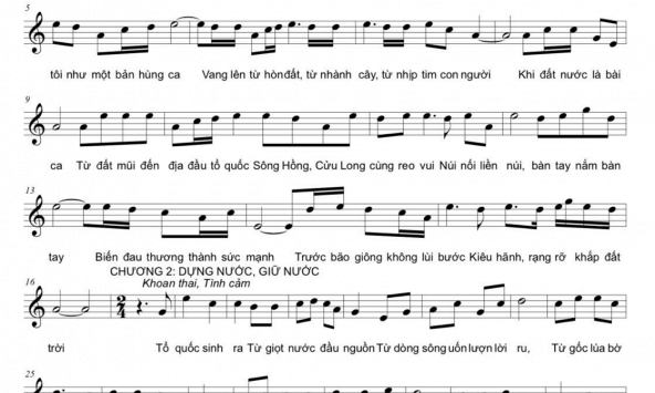 “Đất nước hôm nay” – Trường ca kể chuyện non sông bằng âm nhạc