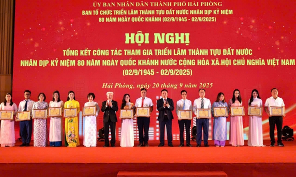 Hải Phòng tạo dấu ấn sâu đậm tại triển lãm “80 năm Hành trình Độc lập - Tự do - Hạnh phúc”