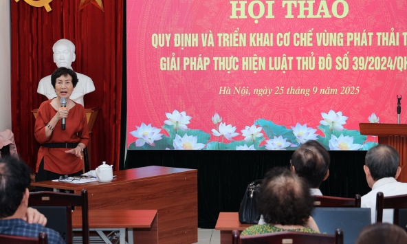 Các nhà khoa học bàn về giải pháp triển khai cơ chế vùng phát thải thấp theo Luật Thủ đô 2024