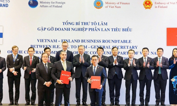  Tổng Bí thư Tô Lâm chứng kiến Vietjet ký thỏa thuận phát triển nguồn lực hàng không quốc tế, thúc đẩy hợp tác giữa Việt Nam và Phần Lan