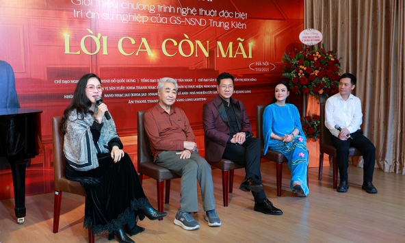 Sau gần một thập kỷ ấp ủ, “Lời ca còn mãi” thắp sáng ký ức về NSND Trung Kiên