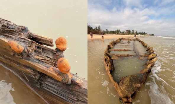 Vật lạ dài được xem như 'báu vật độc nhất vô nhị' từng bị vùi lấp bỗng xuất hiện rõ mồn một, đề xuất khai quật khẩn cấp