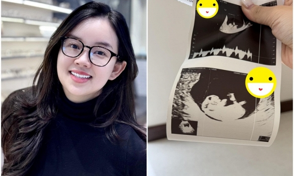 Ly Kute mang thai lần 3