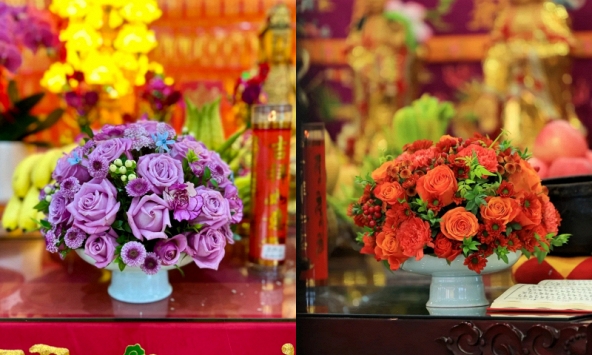 4 lý do bát hoa ngày càng được ưa chuộng hơn bình hoa trên bàn thờ gia tiên