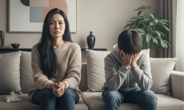 Bà mẹ Hà Nội kể con trai lớp 9 vẫn 'tồng ngồng' chạy khắp nhà, có người đưa ra cảnh báo, chị phản hồi 1 câu gây tranh cãi