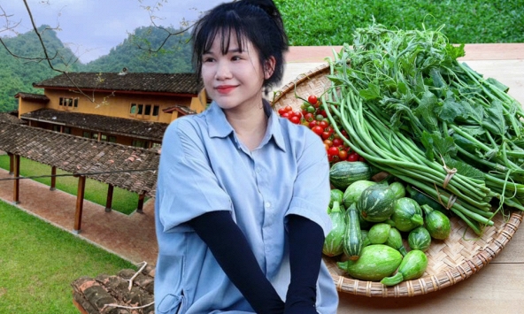 Cặp vợ chồng chi 3 tỷ xây nhà như cổ tích trên vùng núi Tuyên Quang: View triệu đô, 0 đồng rau củ 