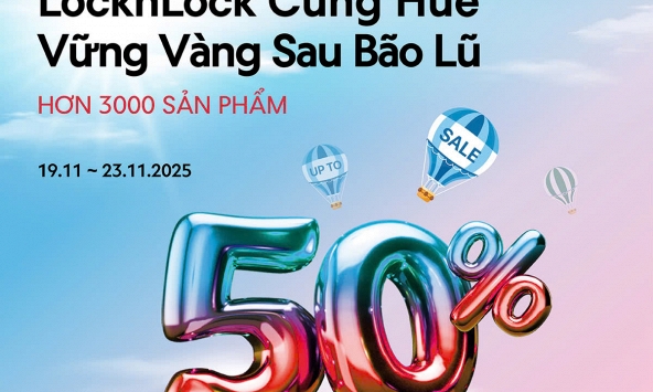 LocknLock cùng Huế vững vàng sau bão lũ
