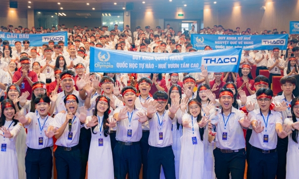 THACO tiếp tục đồng hành cùng chương trình Đường lên đỉnh Olympia trên hành trình chinh phục tri thức Việt