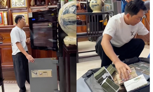 Căn phòng chứa tiền của vợ chồng “trùm” thẩm mỹ viện Mailisa