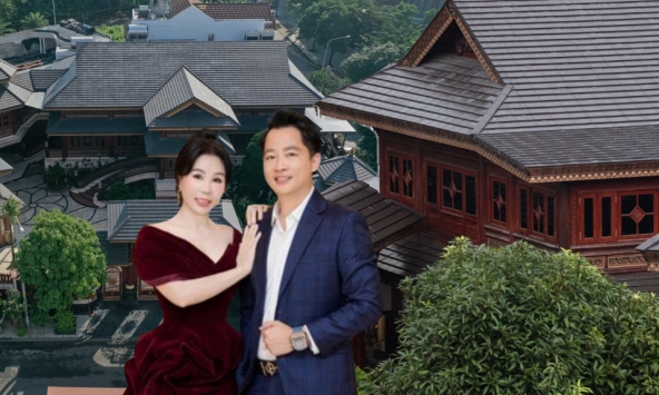 Toàn cảnh từ trên cao biệt phủ xa hoa 4000m2 của vợ chồng 'bà trùm' thẩm mỹ viện Mailisa