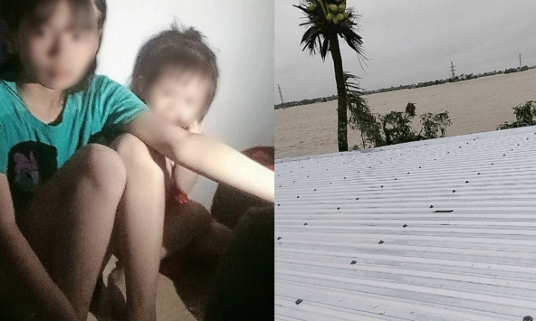 3 mẹ con ngồi trên mái nhà 27 tiếng tránh lũ, vừa được cứu xuống thì nhận tin xé lòng