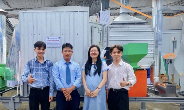 Chế tạo thiết bị sấy di động giúp sấy khô các loại nông sản