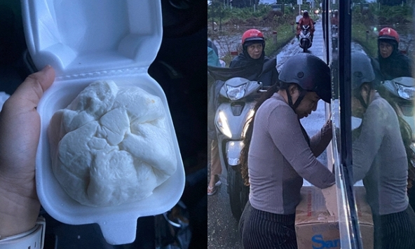 Những bữa ăn nhận từ cửa xe đặc biệt nhất cuộc đời