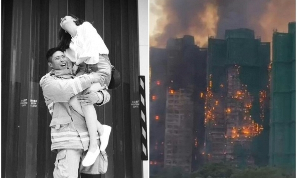 Chân dung lính cứu hoả qua đời trong vụ cháy chung cư ở Hong Kong (Trung Quốc): Xót xa lời nhắn cuối 