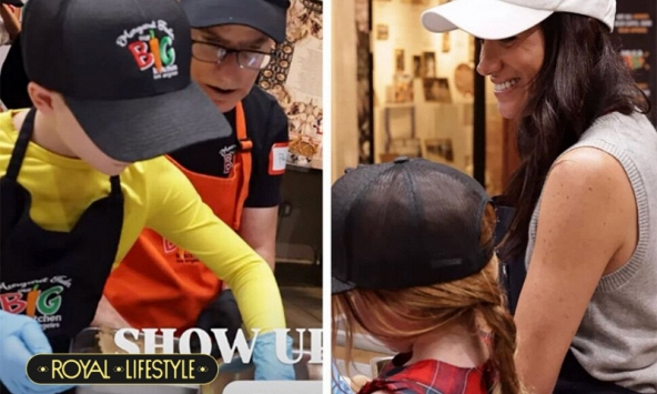 Meghan Markle đưa hai con vào bếp thiện nguyện: Bài học mùa lễ từ gia đình Vương tử Harry