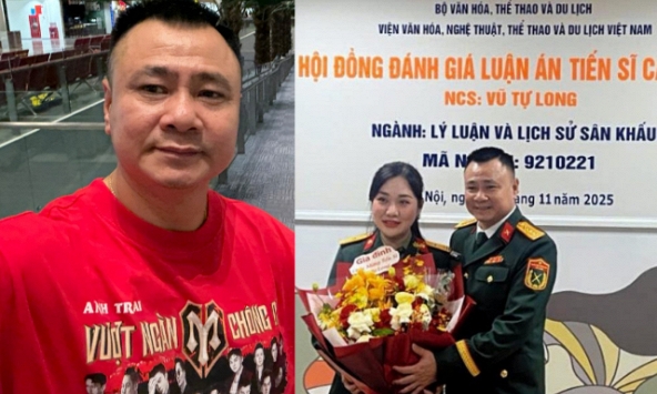 Vợ NSND Tự Long thông báo tin vui