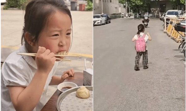 1,1 triệu lượt thích cho clip 2 cha con ăn sáng cùng nhau, hé lộ một kiểu giáo dục mới khiến nhiều phụ huynh phải tự soi lại mình