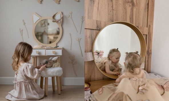 Nếu nhà có trẻ nhỏ, người ta kiêng kỵ để gương ở những vị trí này