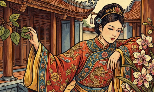 'Cô gái hái dâu' có tầm ảnh hưởng lớn nhất triều Lý