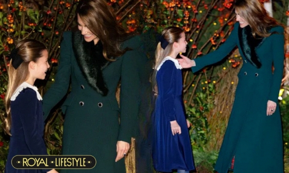 Khoảnh khắc 'tan chảy' của Vương phi Kate bên con gái Charlotte 10 tuổi: Một cử chỉ nhỏ gói trọn tình mẫu tử giữa lễ Giáng sinh
