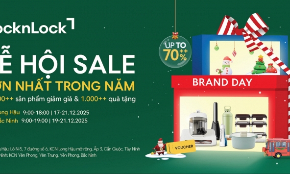  Lễ hội sale lớn nhất năm “LocknLock Brand Day” trở lại đường đua dịp giáng sinh