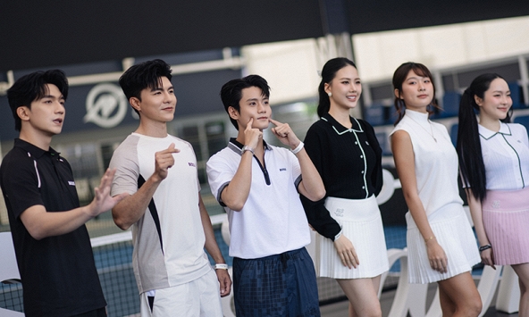 Bộ ba nam thần 'Mưa Đỏ' gây sốt khi so vợt tại giải đấu Pickleball