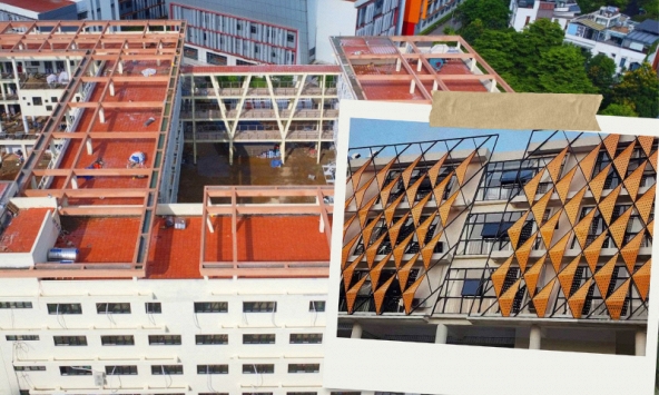 Lại thêm tin vui cho phụ huynh - học sinh Hà Nội: 1 ngôi trường mới, thiết kế rực rỡ, trị giá 250 tỷ đồng SẮP XÂY XONG!