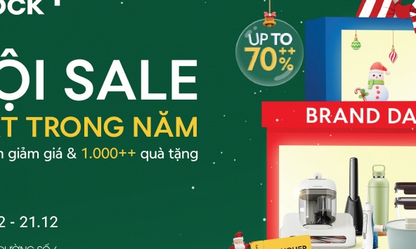 Giáng sinh bùng nổ ưu đãi đến 70%++ tại LocknLock Brand Day Long Hậu, cơ hội nhận ngay iPhone 17