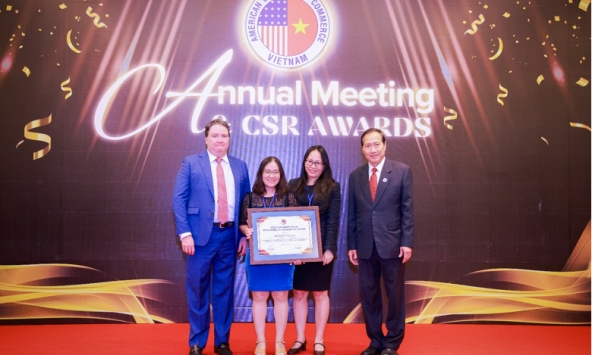 Herbalife Việt Nam được trao giải thưởngTrách Nhiệm Xã Hội Doanh Nghiệp của AmCham lần thứ tám liên tiếp