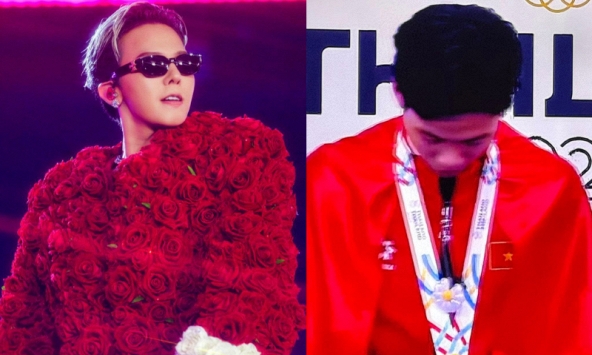 Võ sĩ Việt Nam vừa nhận huy chương vàng tại SEA Games 33 có 1 chi tiết khiến G-DRAGON được 'thơm lây'