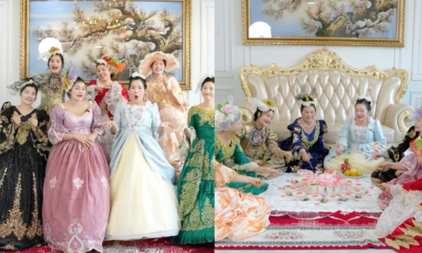  Độc lạ “Gia Tộc Họ Đặng”: 7 chị chồng thuê váy quý tộc châu Âu mở tiệc đầy tháng cho cháu 
