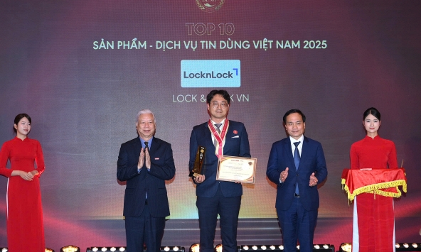 LocknLock vinh dự 14 năm liên tiếp lọt “Top 10 Sản phẩm – Dịch vụ Tin Dùng Việt Nam”