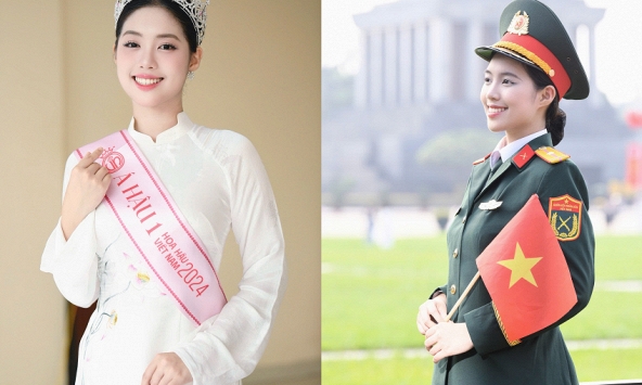 1 người đẹp là trung úy quân đội, có gia thế đáng nể: Lọt top những cô gái đẹp nhất Việt Nam