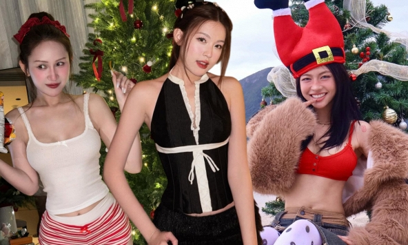 'Dáng xinh' tràn ngập newsfeed ngày Giáng sinh: Nhan sắc ai cũng vuýp vậy trời!