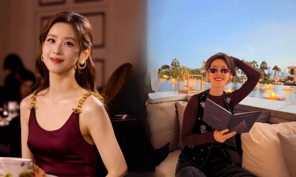 Chương Trạch Thiên bay sang Dubai đón Giáng sinh cùng chồng tỷ phú: Ở khách sạn 2 tỷ/đêm nhưng diện mạo mới là điều gây choáng