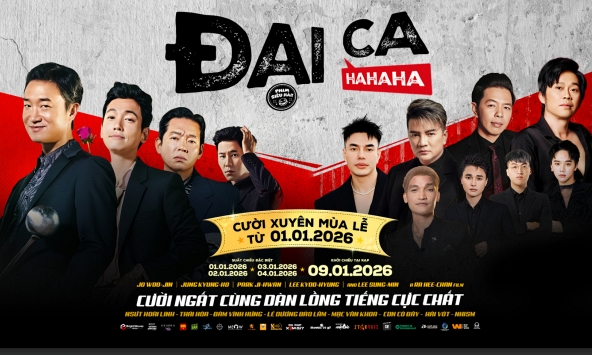 Đại Ca Ha Ha Ha - Siêu phẩm Hàn Quốc quy tụ dàn sao khủng, hứa hẹn gây bùng nổ phòng vé Việt Nam Tết Dương lịch 2026