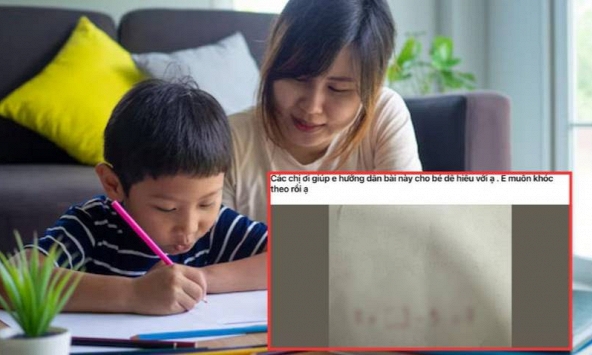 Bà mẹ Hà Nội muốn BẬT KHÓC vì bài Toán lớp 1: Có gì lạ mà hút mấy trăm phụ huynh tham gia cứu nguy?