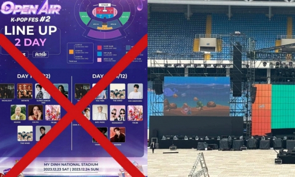 Hà Nội từng có vụ huỷ show phút chót gây sốc: Dàn sao Hàn “đứng hình”, BTC im hơi lặng tiếng, khán giả mất tiền trong vô vọng 