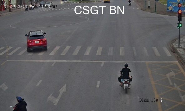 583 chủ xe vượt đèn đỏ, quá tốc độ... trong tuần nghỉ Tết dương lịch có biển số sau nhanh chóng nộp phạt nguội theo Nghị định 168