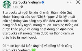 Starbucks Việt Nam nói gì sau sự cố thanh toán '0 đồng' gây xôn xao?